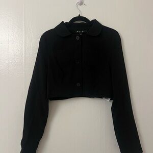 Motel Black Cropped Jacket